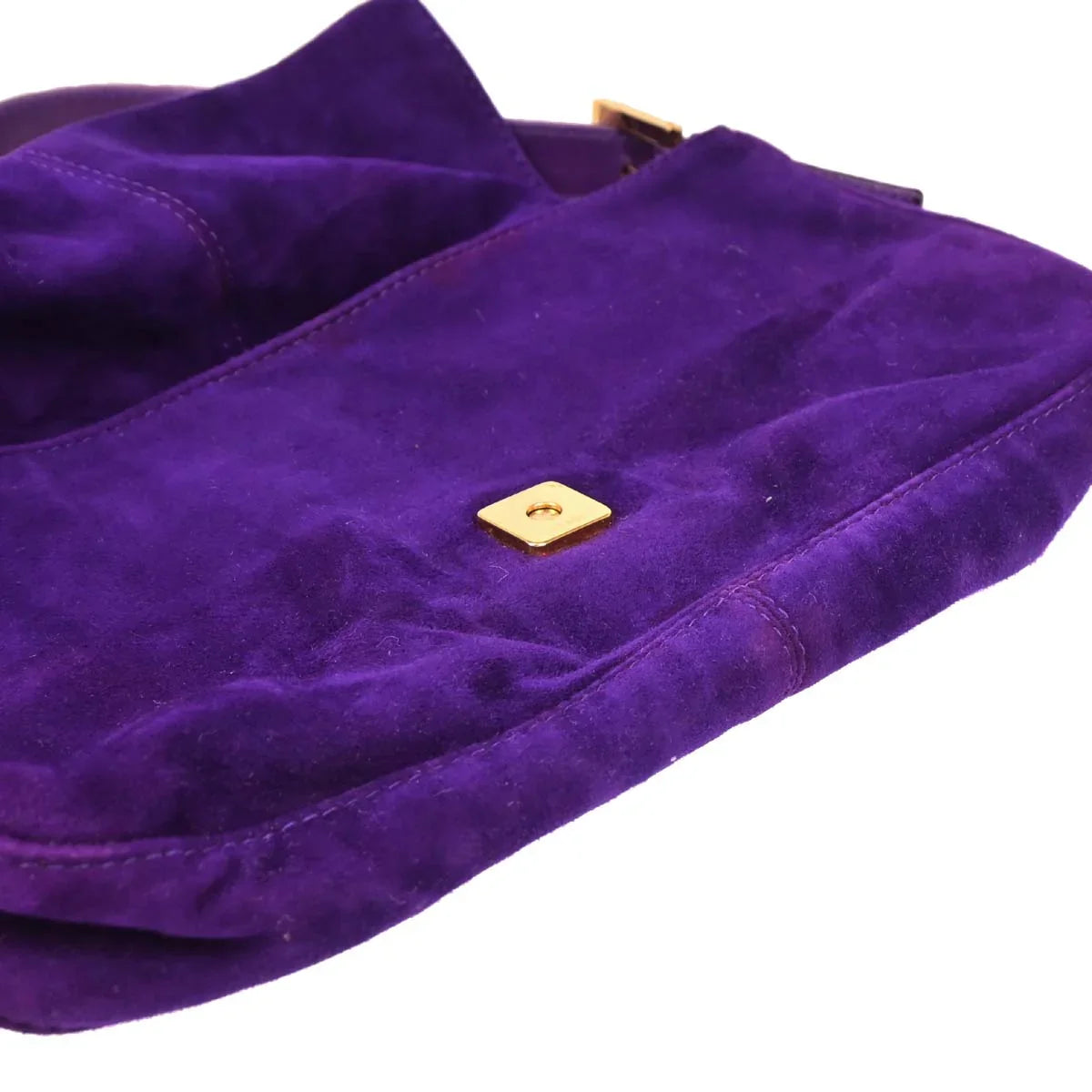 Fendi 2009 Suede Baguette Handbag