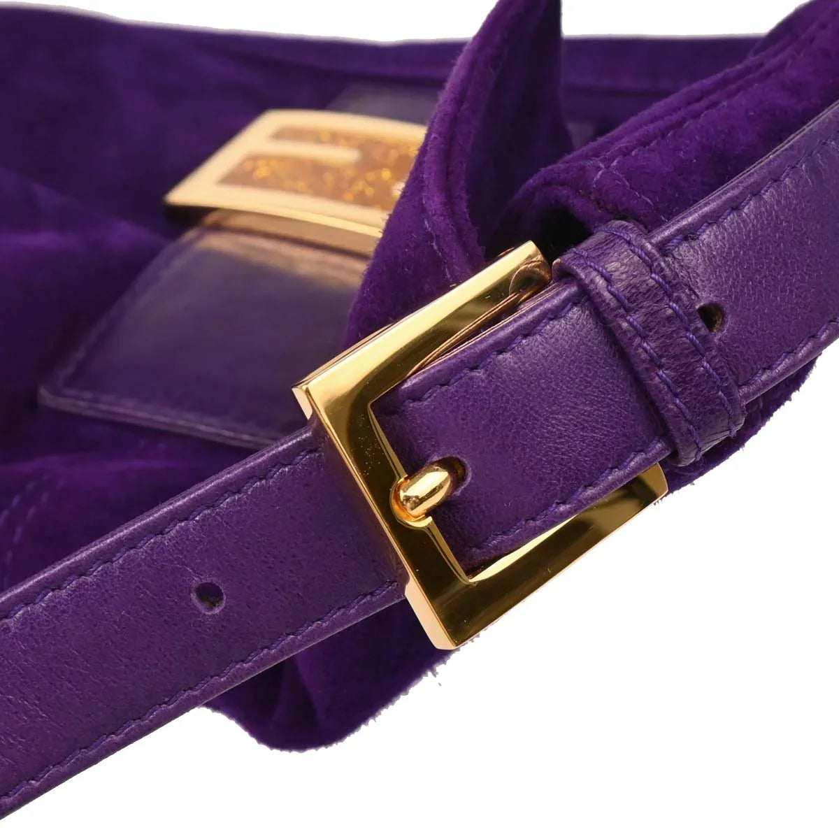 Fendi 2009 Suede Baguette Handbag
