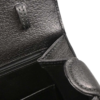 Gucci Black Bamboo 2way Shoulder Handbag