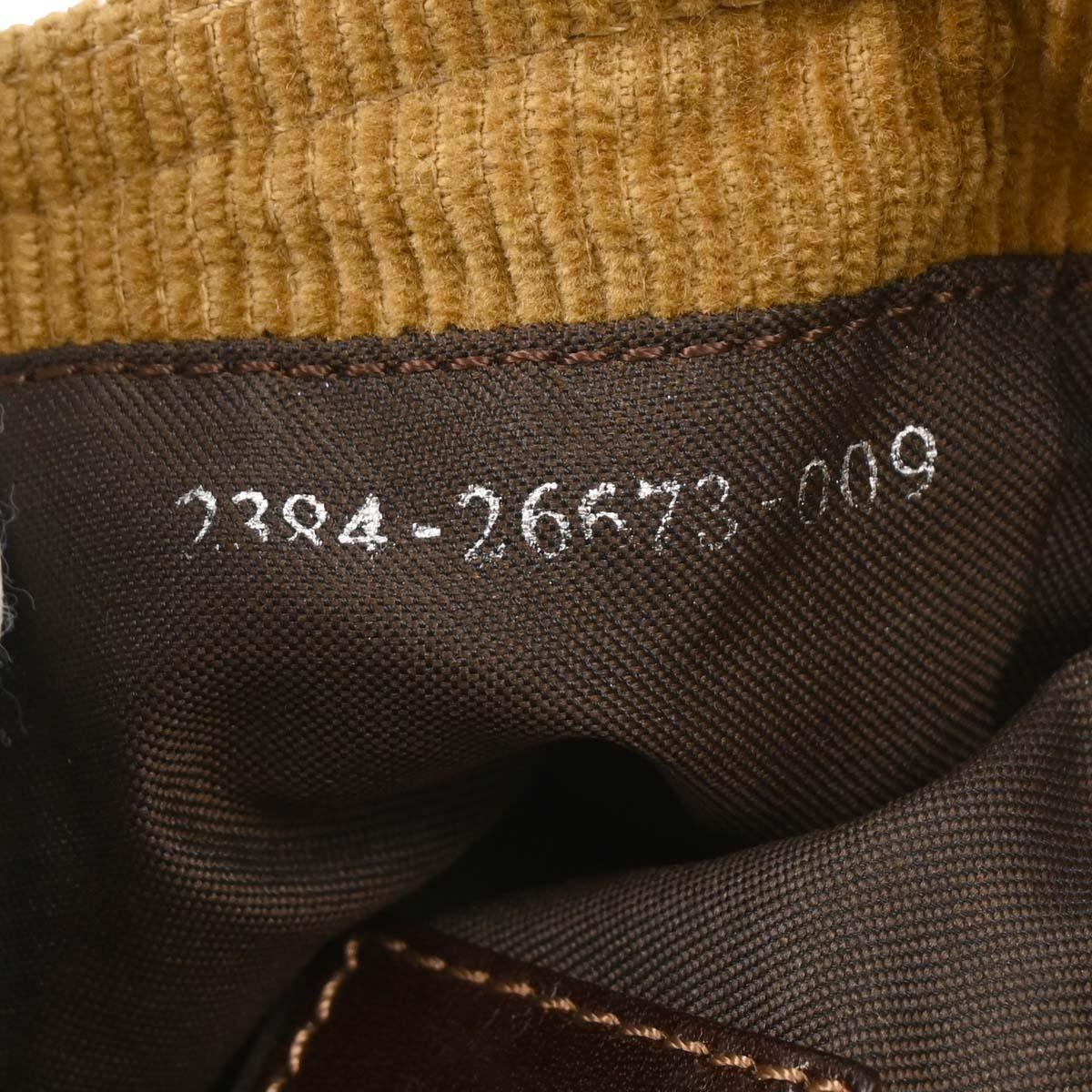 Fendi 2000 Brown Corduroy Mini Handbag
