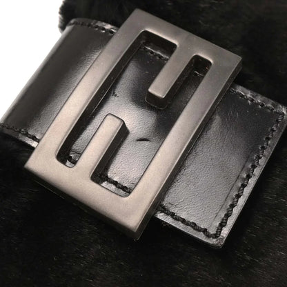 Fendi Black Fur Mini Handbag