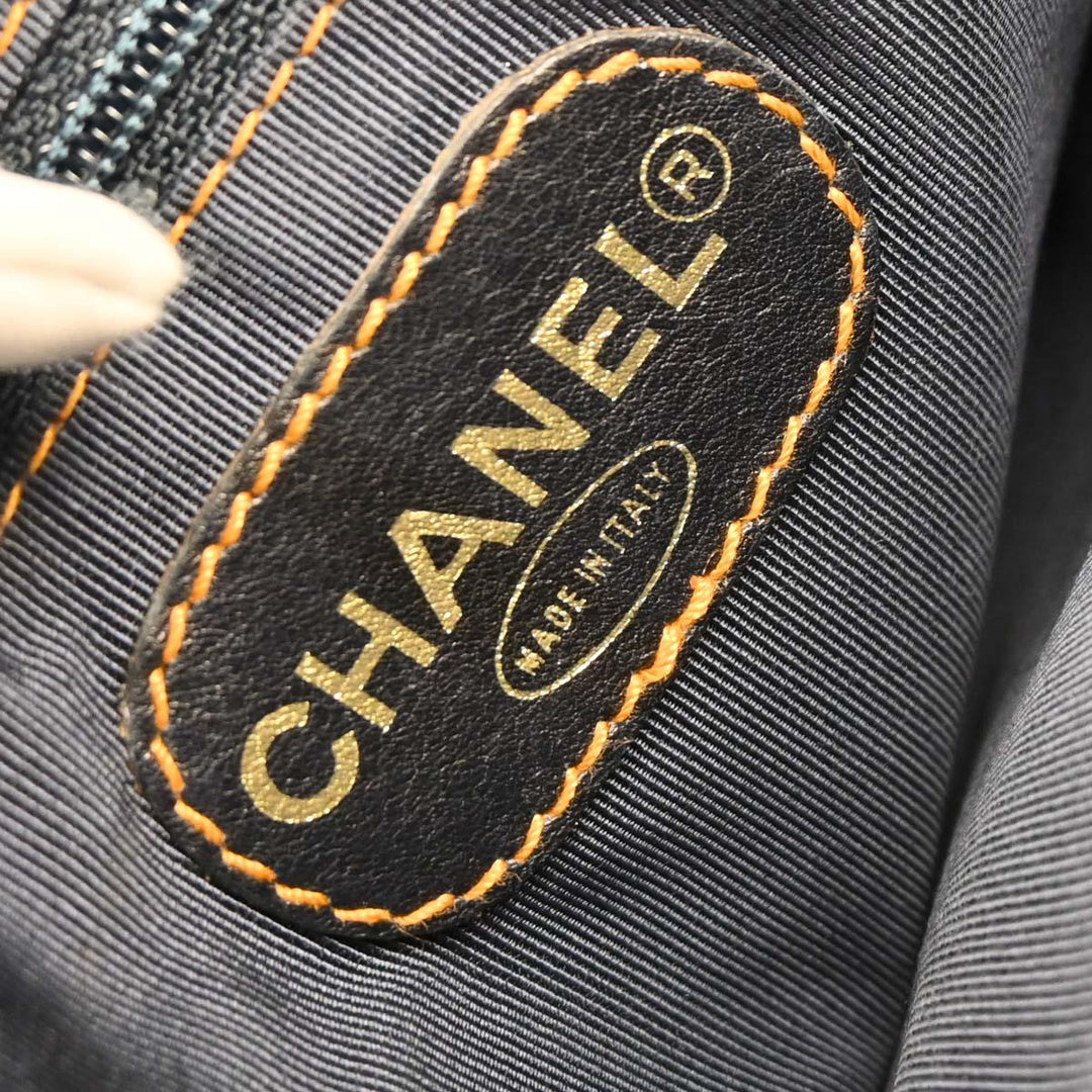 Chanel 1997-1999 Blue Denim Chain Tote Handbag – AMORE