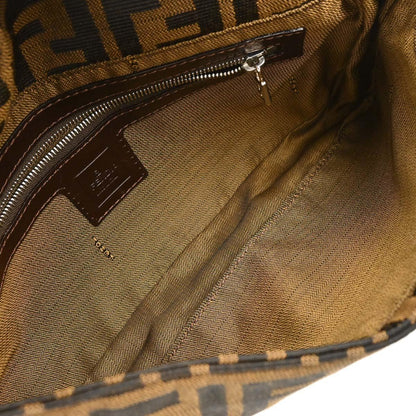 Fendi Brown Zucca Baguette Handbag
