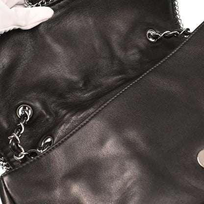 Chanel Black Calfskin Luxury Line Madison Flap Shoulder Bag
