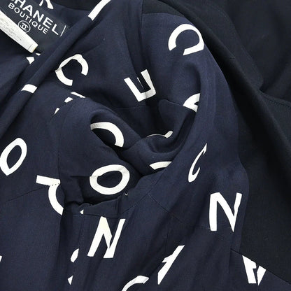 Chanel 1997 Short Sleeve Dress Black #38