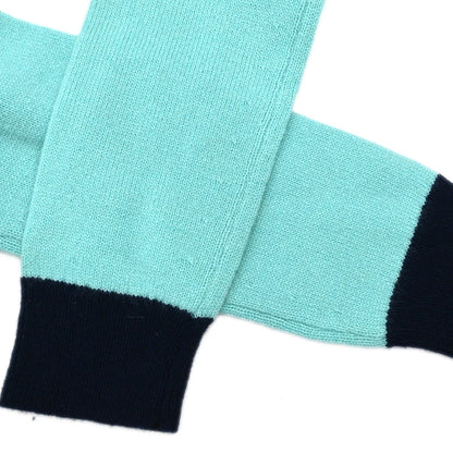 Chanel 1997 Sweater Knit Top Light Blue #40