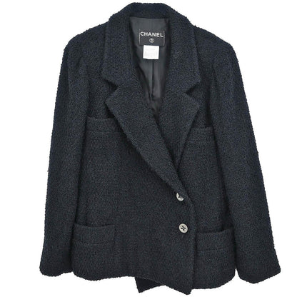 Chanel 2000 Double Breasted Jacket Black #42