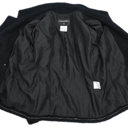 Chanel 2000 Double Breasted Jacket Black #42