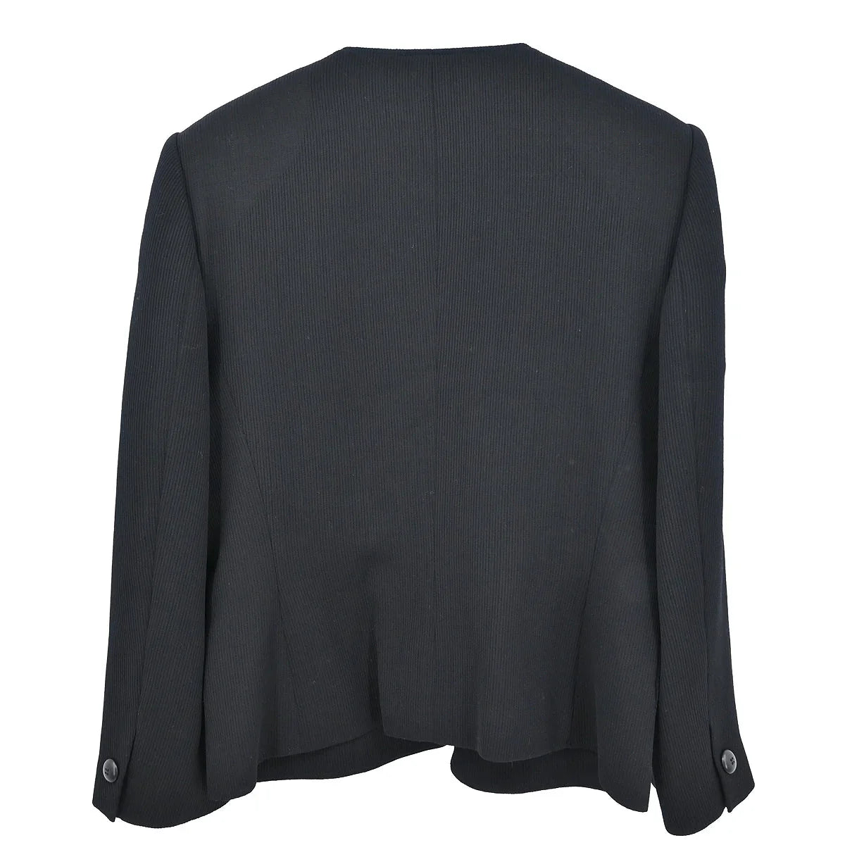 Christian Dior Collarless Jacket Black