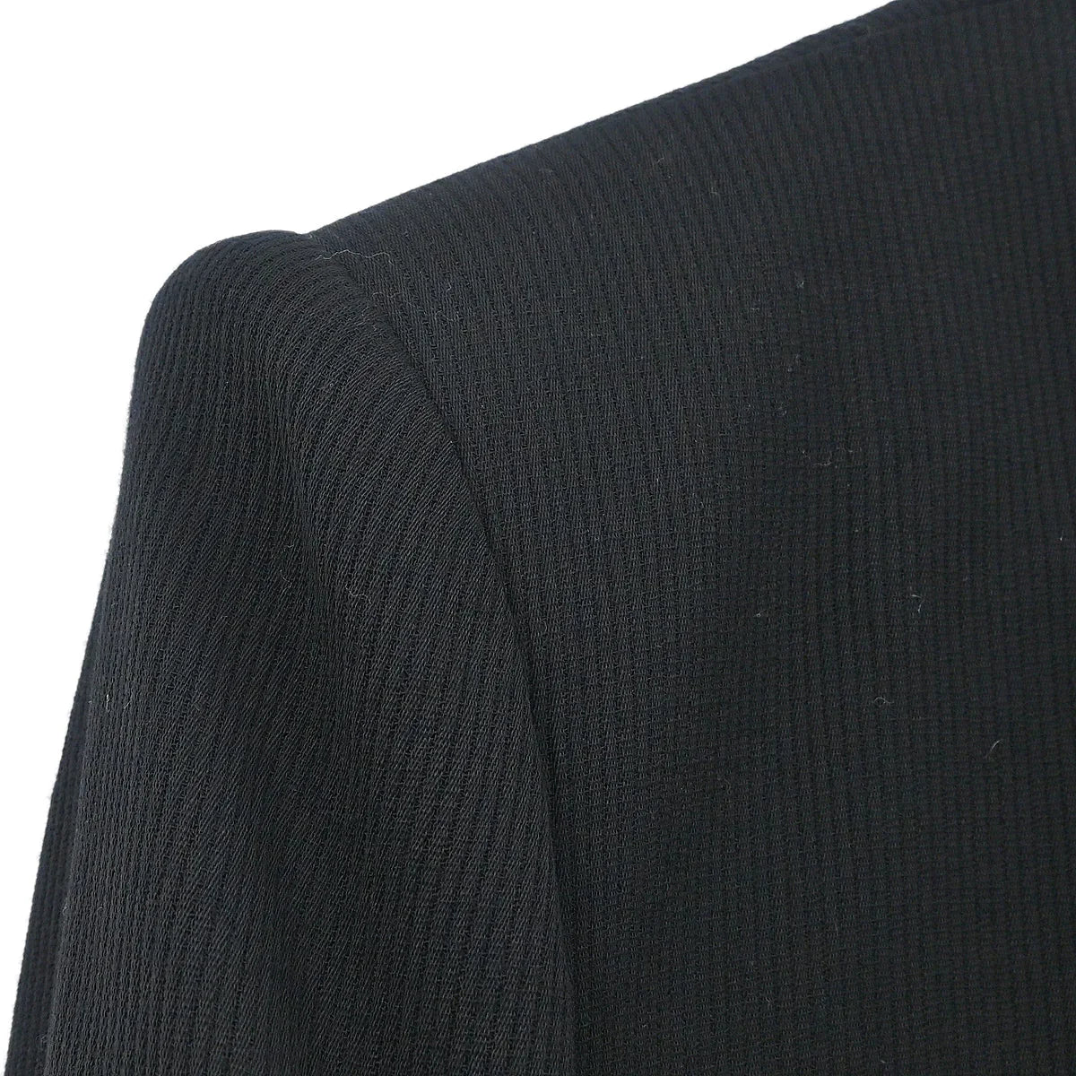 Christian Dior Collarless Jacket Black