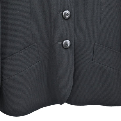 Christian Dior Collarless Jacket Black