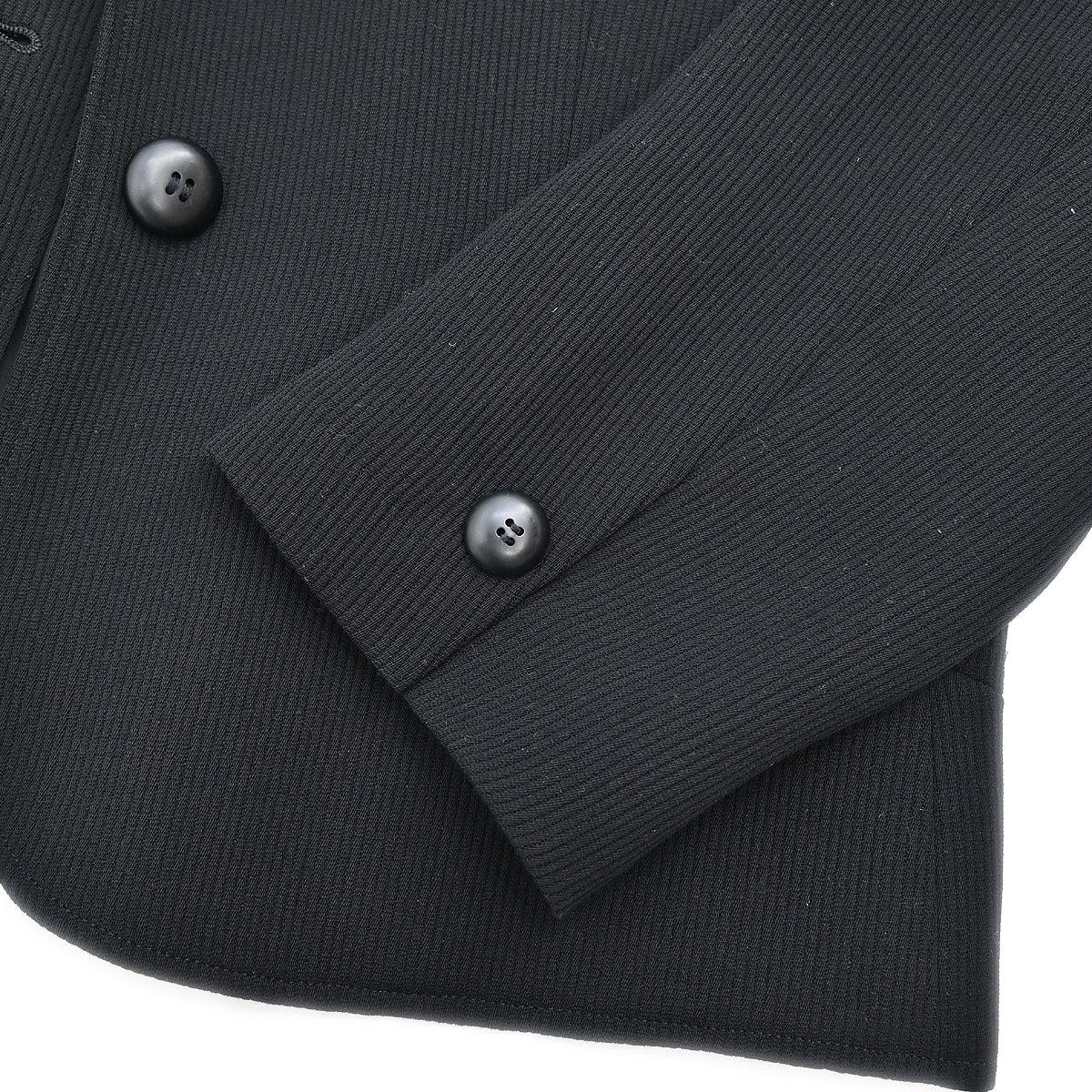 Christian Dior Collarless Jacket Black