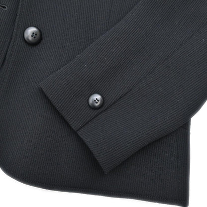 Christian Dior Collarless Jacket Black