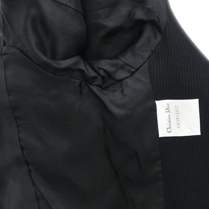 Christian Dior Collarless Jacket Black