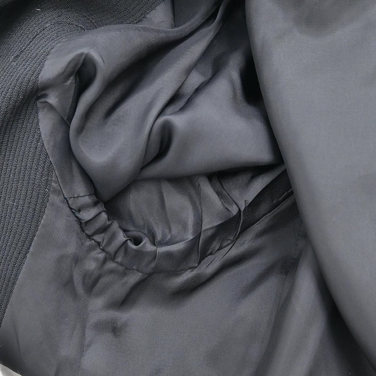 Christian Dior Collarless Jacket Black