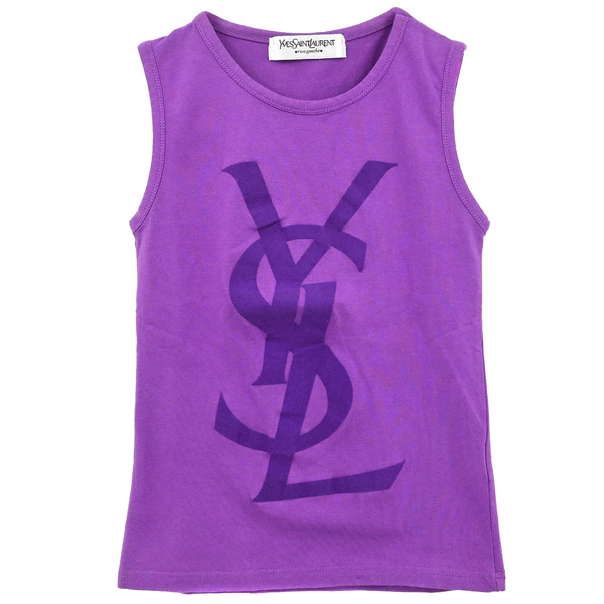 Yves Saint Laurent Tank Sleeveless Top Purple