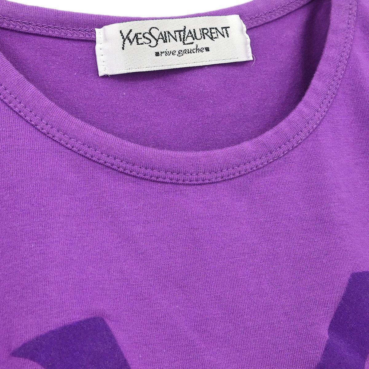 Yves Saint Laurent Tank Sleeveless Top Purple