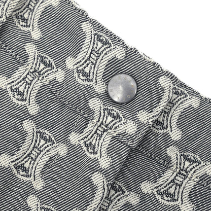 Celine Skirt Macadam Denim Gray #42