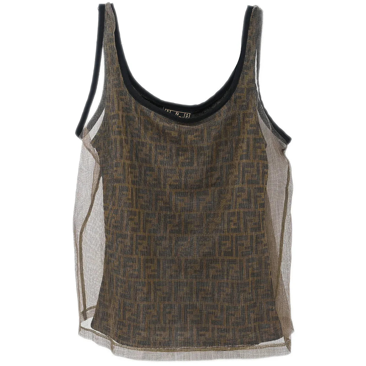 Fendi Sleeveless Tank Top Brown #38