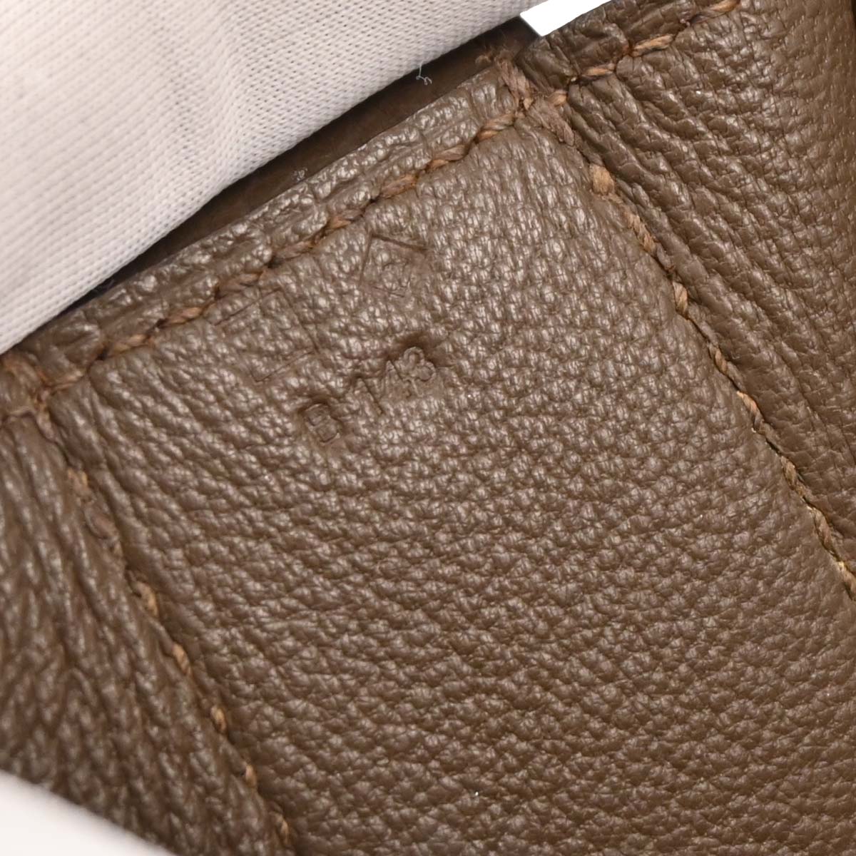 Hermes 2014 Etoupe Taurillon Clemence Steve Caporal 27 Shoulder Bag