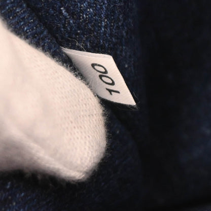 Prada Blue Denim Canapa Tote Handbag