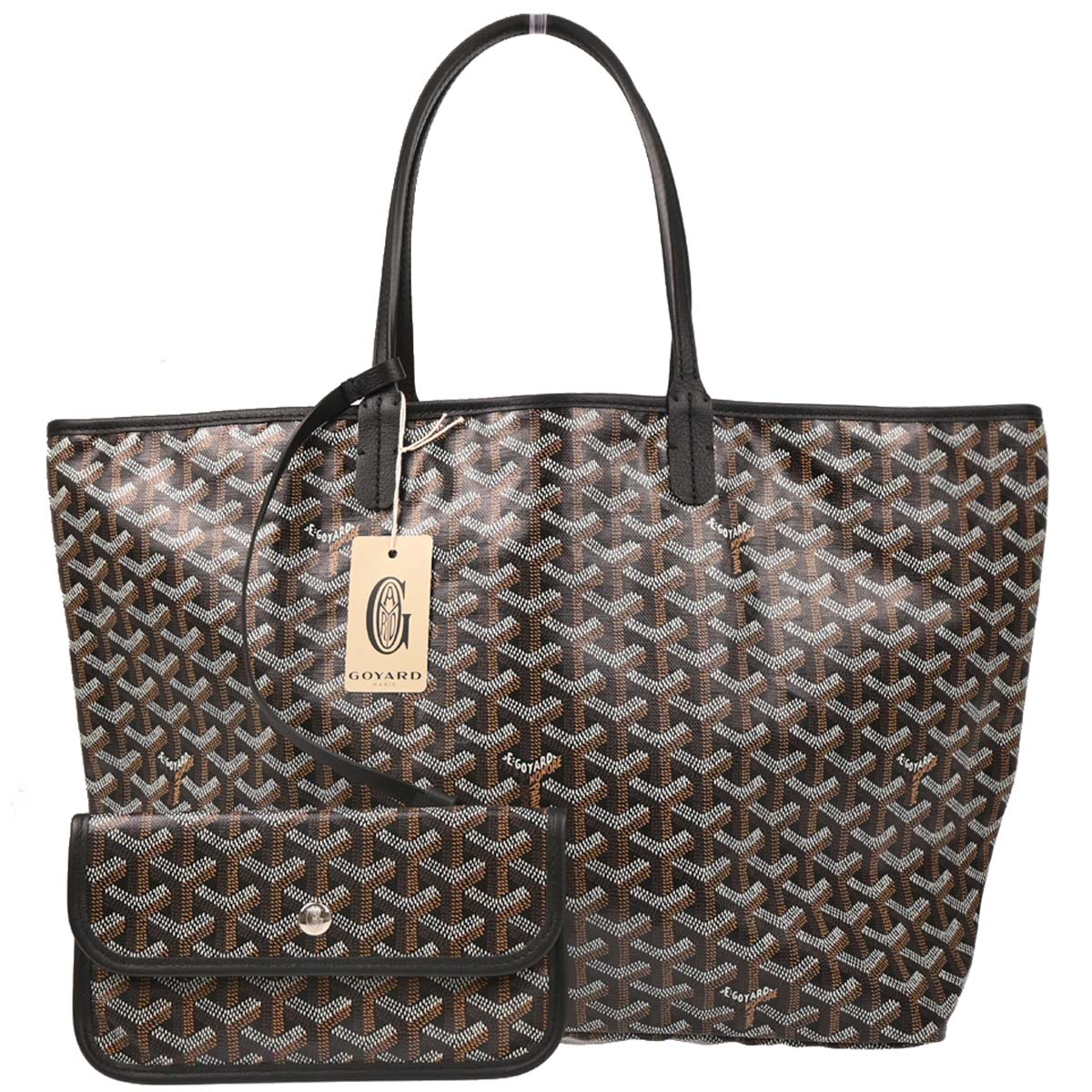 Goyard 2024 Black Saint Louis PM Tote Bag