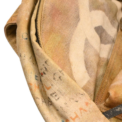 Chanel 2014 Beige Canvas Graffiti Act 2 Backpack