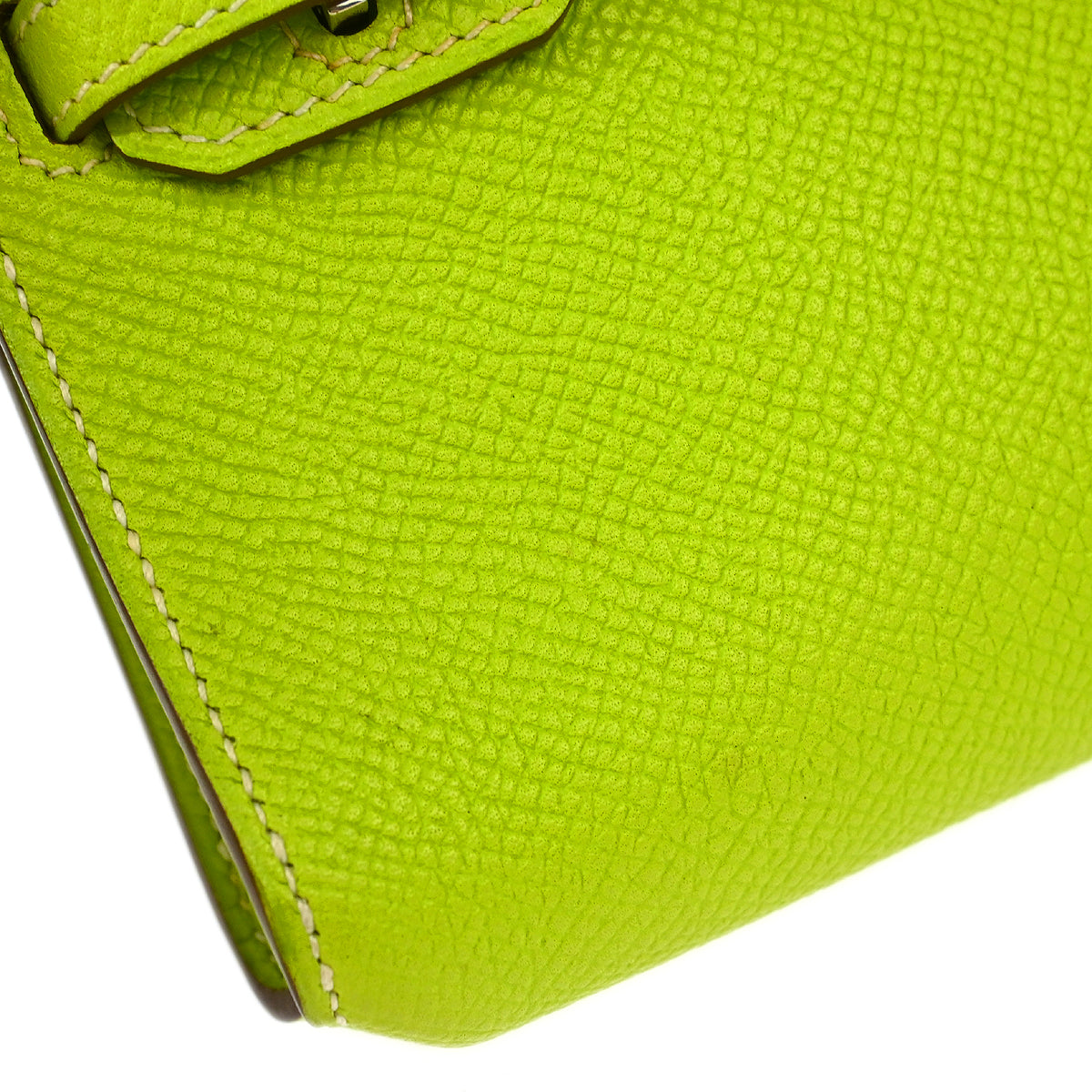 Hermes 2010 Kiwi Epsom Tiny Birkin 15 Shoulder Bag