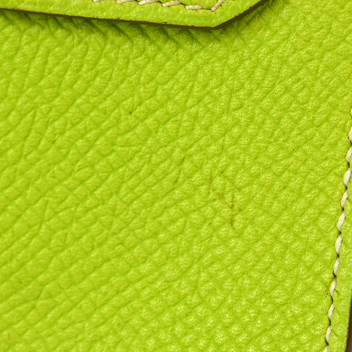 Hermes 2010 Kiwi Epsom Tiny Birkin 15 Shoulder Bag