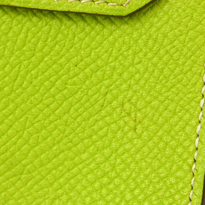 Hermes 2010 Kiwi Epsom Tiny Birkin 15 Shoulder Bag