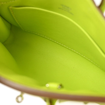 Hermes 2010 Kiwi Epsom Tiny Birkin 15 Shoulder Bag