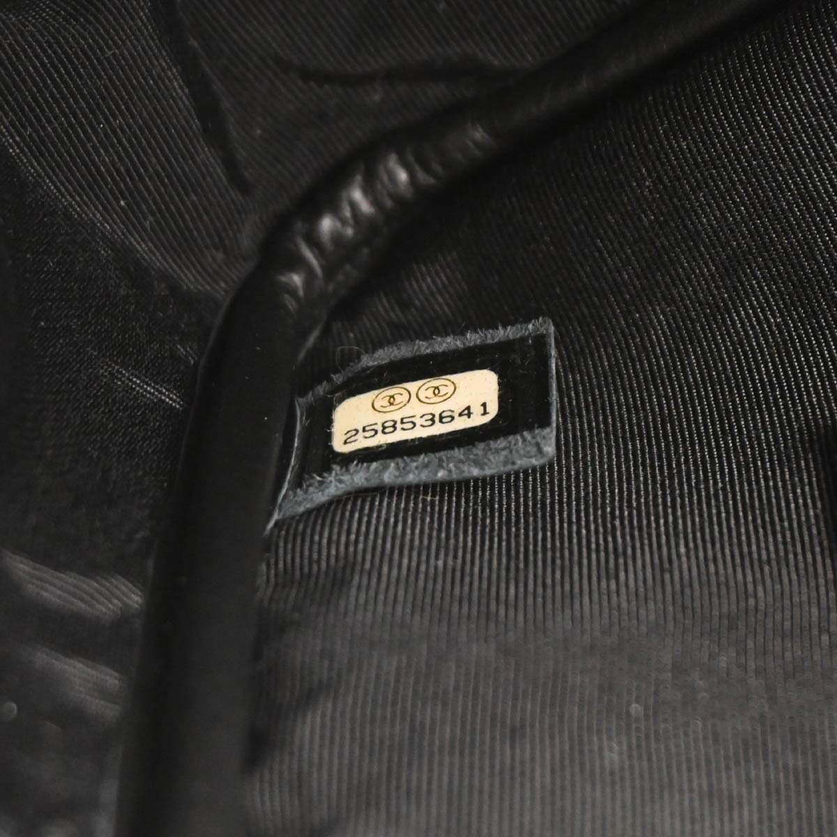 Chanel 2018 Black Lambskin Chevron Camera Bag Small