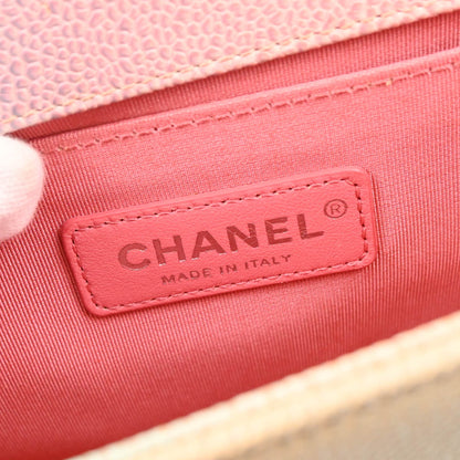 Boy Chanel 2018 Pastel Color Caviar Medium Shoulder Bag