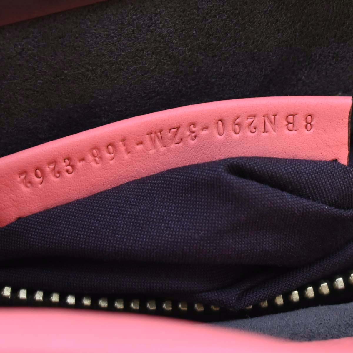 Fendi Pink Leather Peekaboo 2way Shoulder Handbag