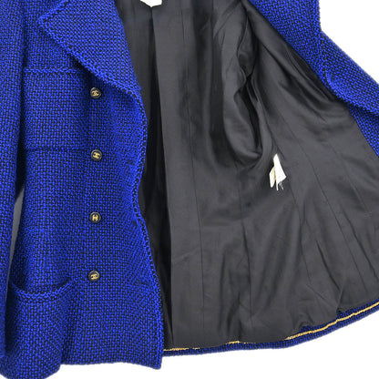 Chanel 1995 Double Breasted Jacket Navy #40