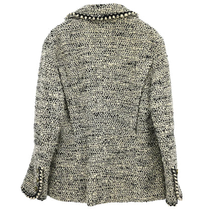 Chanel 1994 Single Breasted Jacket White #42