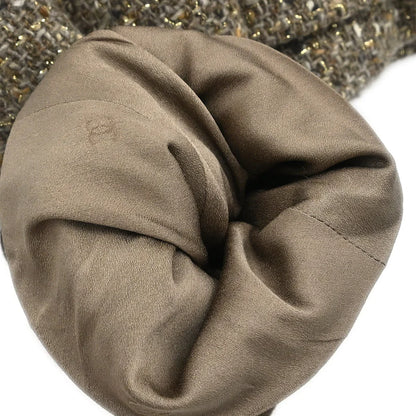 Chanel 1999 Setup Suit Jacket Skirt Brown #38