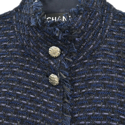 Chanel 2006 Single Breasted Jacket Navy #38