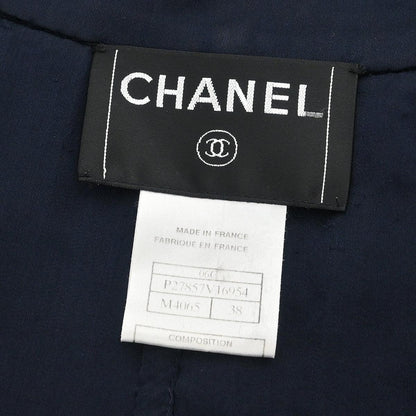Chanel 2006 Single Breasted Jacket Navy #38
