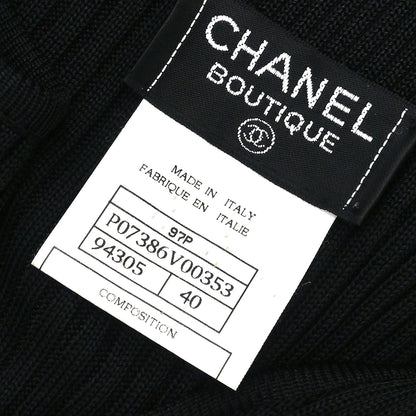 Chanel 1997 Sleeveless Tank Dress Black #40