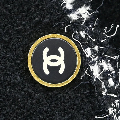 Chanel Single Breasted Jacket Black