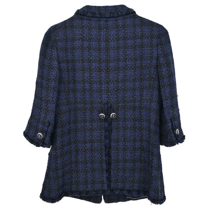 Chanel 2007 Single Breasted Jacket Navy #34