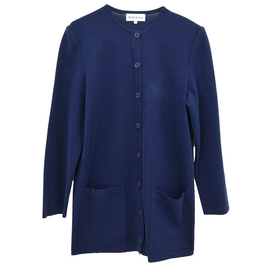 Yves Saint Laurent Cardigan Navy #L
