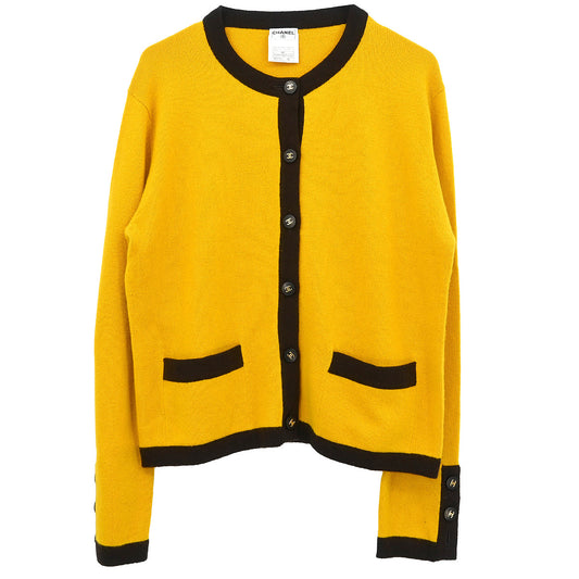 Chanel 1996 Cardigan Yellow #42