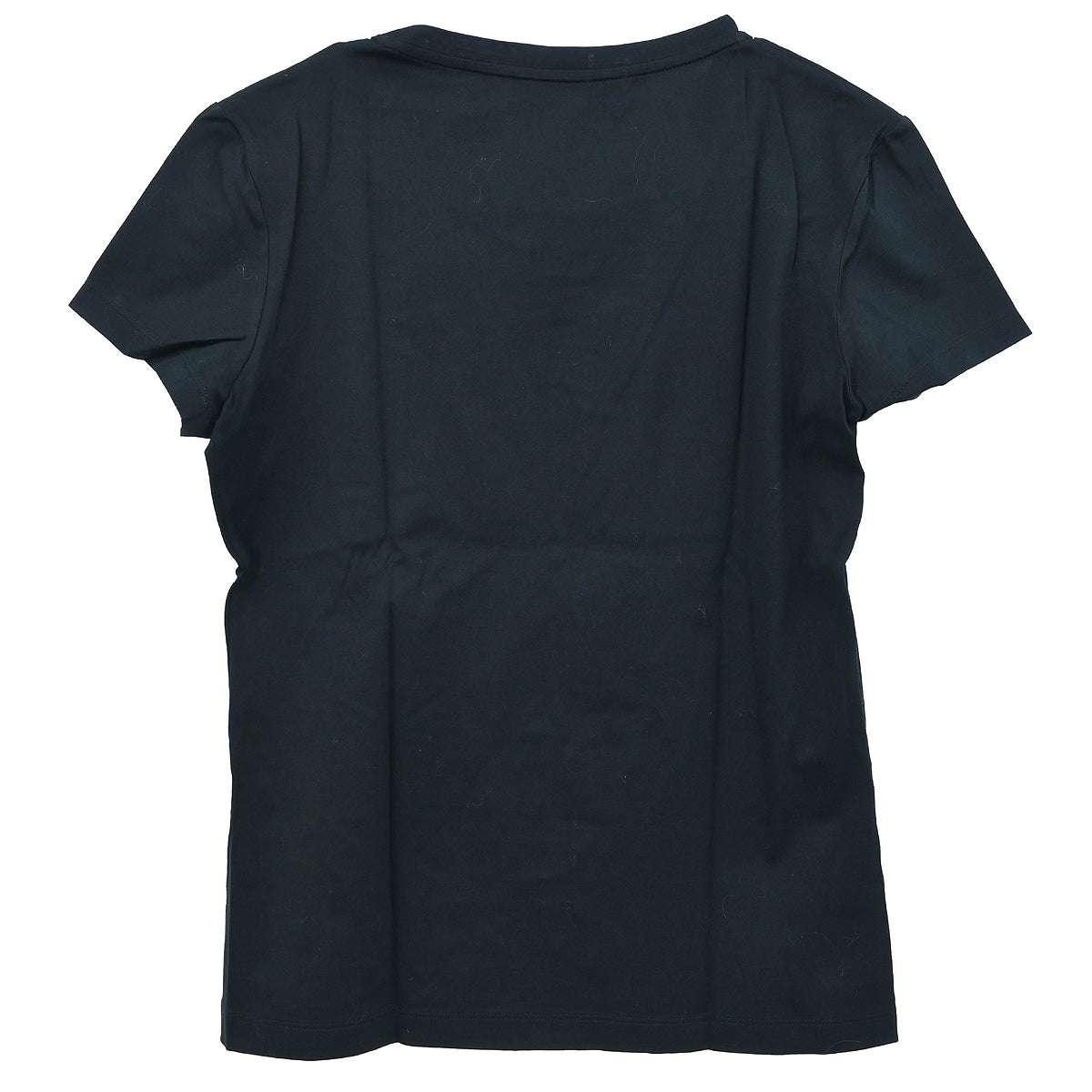 Yves Saint Laurent T-shirt Top Rhinestone Black #S