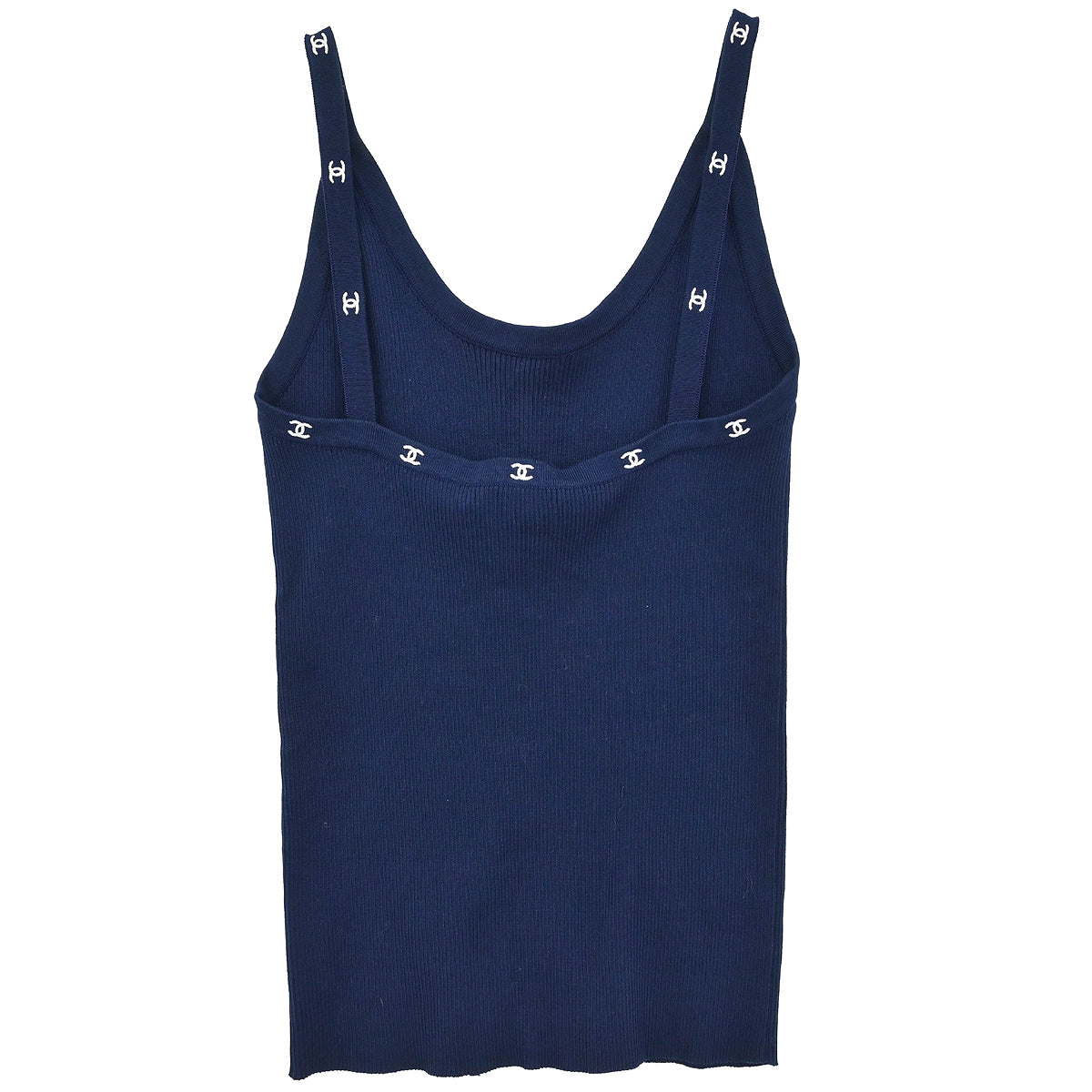 Chanel 1996 Sleeveless Top Camisole Navy #44