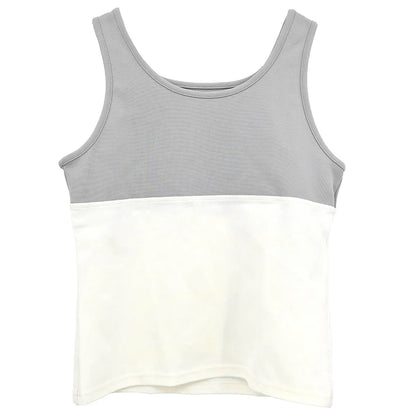 Chanel 2001 Sport Line Sleeveless Tank Top Gray #44