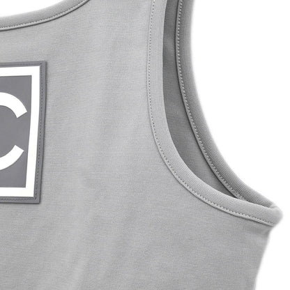 Chanel 2001 Sport Line Sleeveless Tank Top Gray #44
