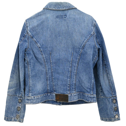 Salvatore Ferragamo Single Breasted Denim Jacket Blue #42