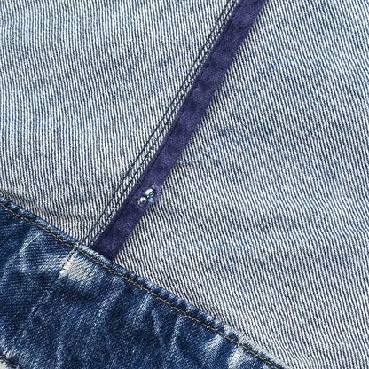 Salvatore Ferragamo Single Breasted Denim Jacket Blue #42
